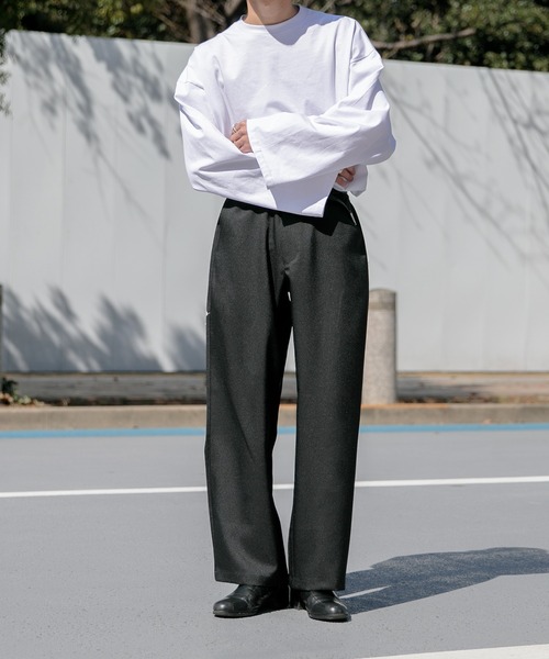 Adoon plain（アドーンプレーン）の「【Adoon plain】ロゴストレートパンツ（その他パンツ・メンズ・ホワイト/ブラック/イエロー・SMALL/MEDIUM/LARGE）」の15枚目の写真