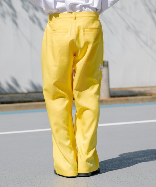 Adoon plain（アドーンプレーン）の「【Adoon plain】ロゴストレートパンツ（その他パンツ・メンズ・ホワイト/ブラック/イエロー・SMALL/MEDIUM/LARGE）」の20枚目の写真