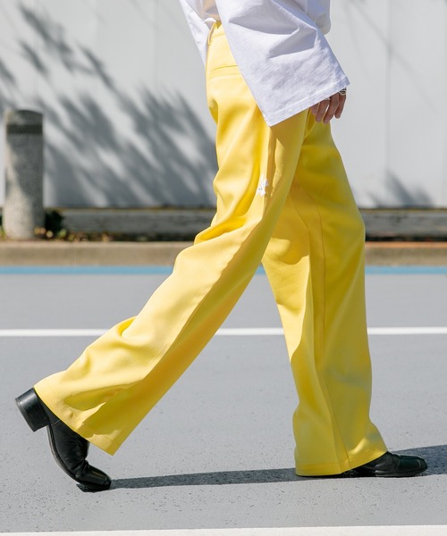 Adoon plain（アドーンプレーン）の「【Adoon plain】ロゴストレートパンツ（その他パンツ・メンズ・ホワイト/ブラック/イエロー・SMALL/MEDIUM/LARGE）」の19枚目の写真