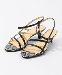 TOMORROWLAND  | TOMORROWLAND パイソンコンビベアサンダル(サンダル)