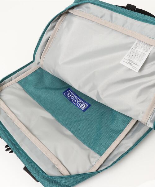 ROOTOTE（ルートート）の「ルートート/軽量 はっ水素材 リュック型 トートバッグ SN.セオルー.ライトWリペレント-B（バックパック/リュック・レディース・イエロー/ライトグレー/ブラック/グリーン・FREE）」の6枚目の写真