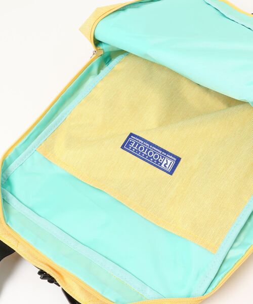 ROOTOTE（ルートート）の「ルートート/軽量 はっ水素材 リュック型 トートバッグ SN.セオルー.ライトWリペレント-B（バックパック/リュック・レディース・イエロー/ライトグレー/ブラック/グリーン・FREE）」の17枚目の写真