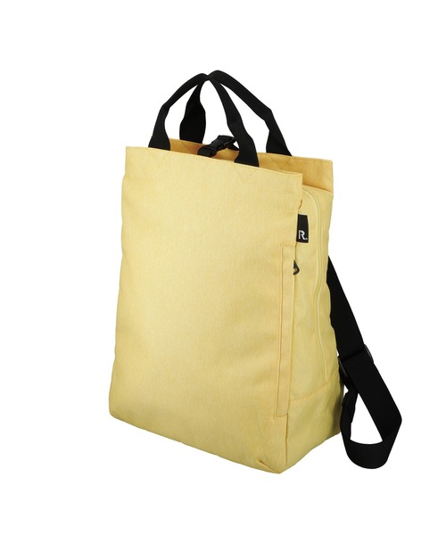 ROOTOTE（ルートート）の「ルートート/軽量 はっ水素材 リュック型 トートバッグ SN.セオルー.ライトWリペレント-B（バックパック/リュック・レディース・イエロー/ライトグレー/ブラック/グリーン・FREE）」の4枚目の写真