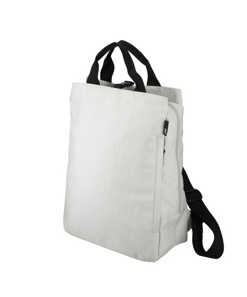 ROOTOTE（ルートート）の「ルートート/軽量 はっ水素材 リュック型 トートバッグ SN.セオルー.ライトWリペレント-B（バックパック/リュック・レディース・イエロー/ライトグレー/ブラック/グリーン・FREE）」の3枚目の写真