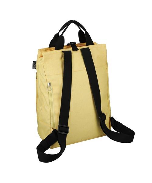 ROOTOTE（ルートート）の「ルートート/軽量 はっ水素材 リュック型 トートバッグ SN.セオルー.ライトWリペレント-B（バックパック/リュック・レディース・イエロー/ライトグレー/ブラック/グリーン・FREE）」の15枚目の写真