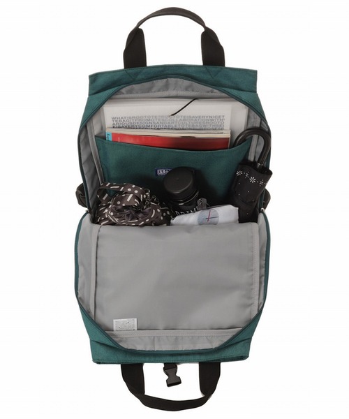 ROOTOTE（ルートート）の「ルートート/軽量 はっ水素材 リュック型 トートバッグ SN.セオルー.ライトWリペレント-B（バックパック/リュック・レディース・イエロー/ライトグレー/ブラック/グリーン・FREE）」の14枚目の写真