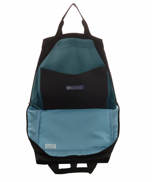 ROOTOTE（ルートート）の「ルートート/軽量 はっ水素材 リュック型 トートバッグ SN.セオルー.ライトWリペレント-B（バックパック/リュック・レディース・イエロー/ライトグレー/ブラック/グリーン・FREE）」の5枚目の写真