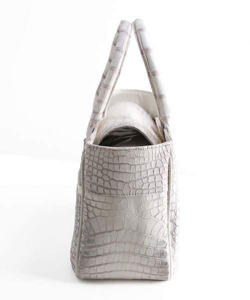 ヒマラヤクロコダイルレザーハンドバッグ日本製（ハンドバッグ）｜sankyo shokai（サンキョウショウカイ）