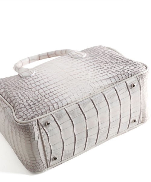 ヒマラヤクロコダイルレザーハンドバッグ日本製（ハンドバッグ）｜sankyo shokai（サンキョウショウカイ）