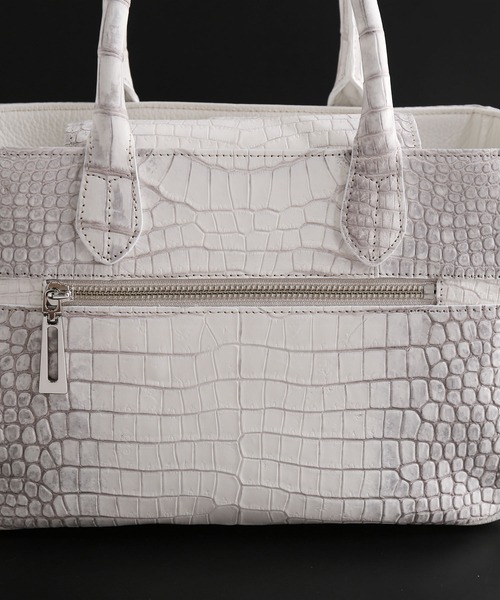 ヒマラヤクロコダイルレザーハンドバッグ日本製（ハンドバッグ）｜sankyo shokai（サンキョウショウカイ）