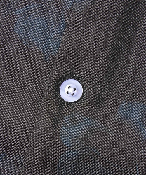 ZIP FIVE（ジップファイブ）の「【ZIP FIVE】高密度ポリトロ半端袖オープンカラーシャツ【ビッグシルエット】（シャツ/ブラウス・メンズ・パープル/カーキ/ブラック系/ブラック系3/ブラック/ブラック系1/ネイビー/ベージュ系/ベージュ/ブルー/ブラック系2/ブラウン/ベージュ系1・LARGE/MEDIUM/X-LARGE）」の14枚目の写真