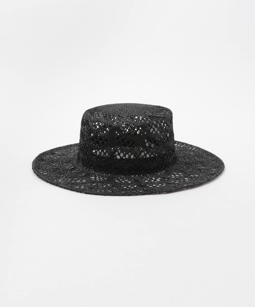 SENSE OF PLACE by URBAN RESEARCH(センスオブプレイスバイアーバンリサーチ)の「スカシアミハット(ハット・レディース・ブラウン/アイボリー/ブラック・ONE)」の11枚目の写真