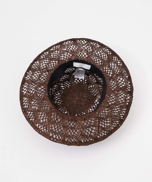 SENSE OF PLACE by URBAN RESEARCH(センスオブプレイスバイアーバンリサーチ)の「スカシアミハット(ハット・レディース・ブラウン/アイボリー/ブラック・ONE)」の14枚目の写真