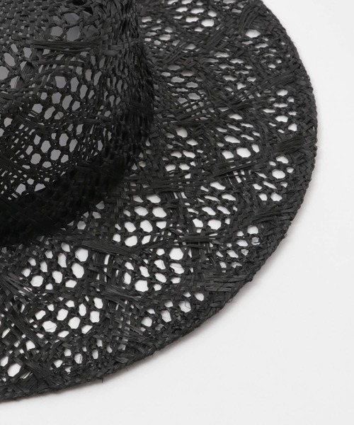 SENSE OF PLACE by URBAN RESEARCH(センスオブプレイスバイアーバンリサーチ)の「スカシアミハット(ハット・レディース・ブラウン/アイボリー/ブラック・ONE)」の16枚目の写真