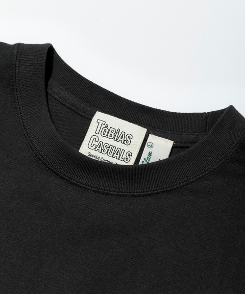 Munsingwear Grand-Slam（マンシングウェア　グランドスラム）の「ペンギン バイ マンシングウェア TOBIAS CASUALS×Munsingwear　コラボレーションTシャツ メンズ ユニセックス ウェア ゴルフ（Tシャツ/カットソー・メンズ・ホワイト/ライトグレー/ブラウン/グレー・L/M/S）」の11枚目の写真