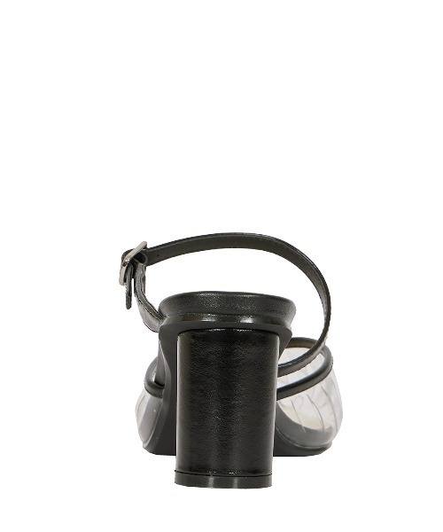 Ameri（アメリ）の「INCISION CLEAR MULE（サンダル・レディース・ブラック/ベージュ・SMALL/MEDIUM/LARGE）」の3枚目の写真