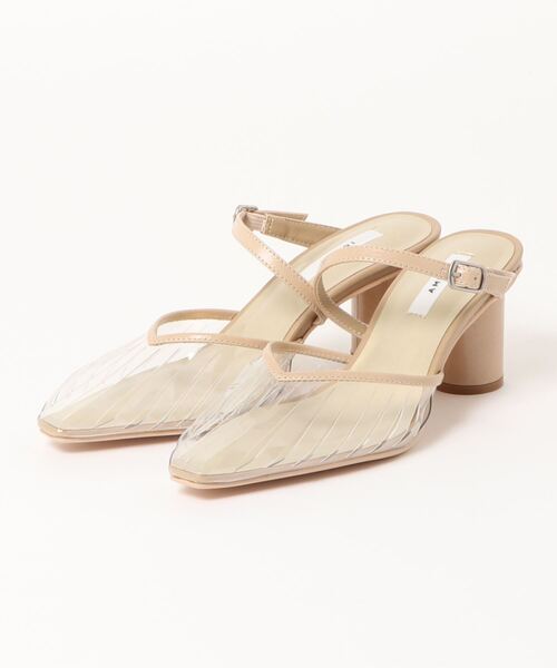 Ameri（アメリ）の「INCISION CLEAR MULE（サンダル・レディース・ブラック/ベージュ・SMALL/MEDIUM/LARGE）」の6枚目の写真