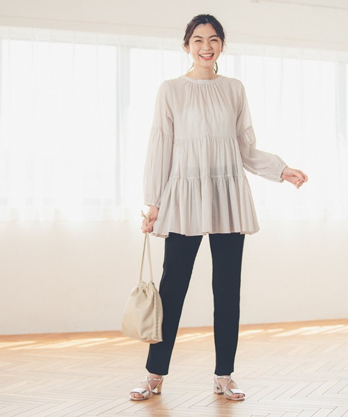 GLOBAL WORK(グローバルワーク)の「片手で履けるヒールサンダル/935390(サンダル・レディース・ブラック/ベージュ系その他/シルバー・SMALL/MEDIUM/LARGE)」の6枚目の写真