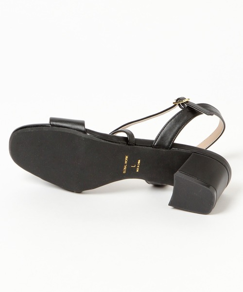 GLOBAL WORK(グローバルワーク)の「片手で履けるヒールサンダル/935390(サンダル・レディース・ブラック/ベージュ系その他/シルバー・SMALL/MEDIUM/LARGE)」の7枚目の写真