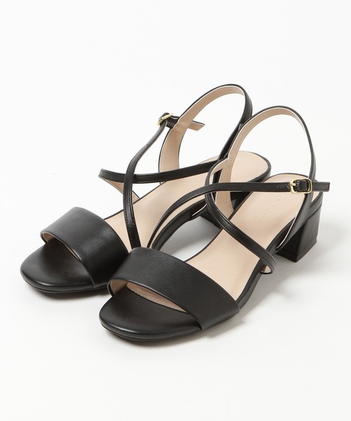 GLOBAL WORK(グローバルワーク)の「片手で履けるヒールサンダル/935390(サンダル・レディース・ブラック/ベージュ系その他/シルバー・SMALL/MEDIUM/LARGE)」の5枚目の写真