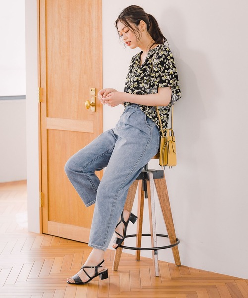 GLOBAL WORK(グローバルワーク)の「片手で履けるヒールサンダル/935390(サンダル・レディース・ブラック/ベージュ系その他/シルバー・SMALL/MEDIUM/LARGE)」の4枚目の写真