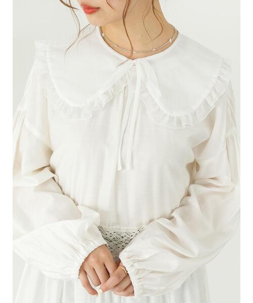 SLURR（スラ―）の「フリルカラー（その他小物・レディース・ブラック/オフホワイト・FREE）」の10枚目の写真