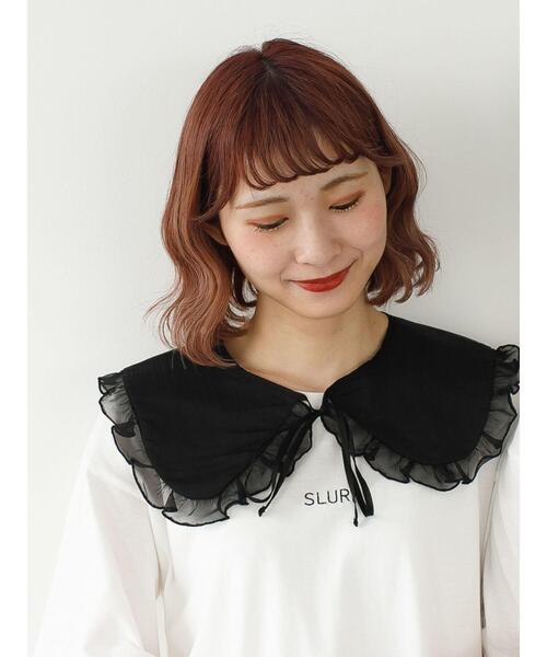 SLURR（スラ―）の「フリルカラー（その他小物・レディース・ブラック/オフホワイト・FREE）」の13枚目の写真