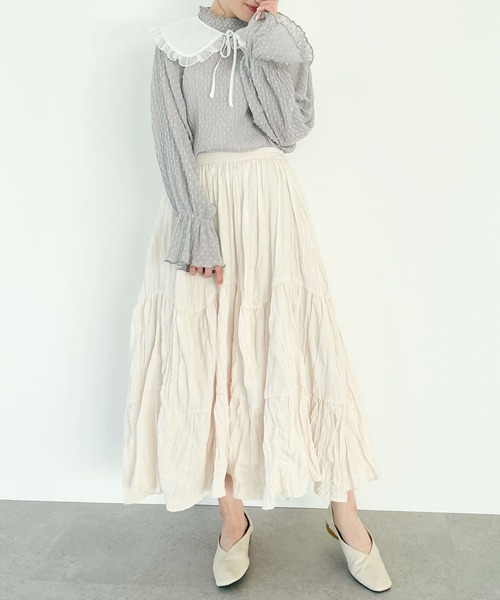 SLURR（スラ―）の「フリルカラー（その他小物・レディース・ブラック/オフホワイト・FREE）」の5枚目の写真