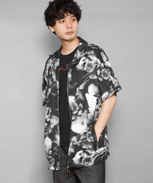 CERCA（チェルカ）の「GTN/ダークフラワー半袖シャツブルゾン（シャツ/ブラウス・メンズ）」
