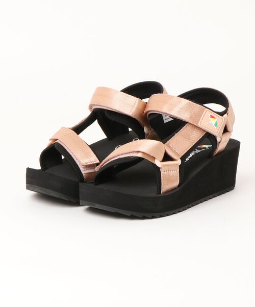 Arnold Palmer（アーノルドパーマー）の「《Arnold Palmer》厚底スポーツサンダル AL5501（サンダル・レディース・ブラック×ブラック/ブラウン/レオパード/シルバー/ピンク系その他/ベージュ・LL/L/M/S）」の4枚目の写真