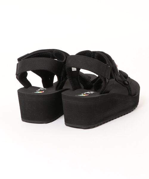 Arnold Palmer（アーノルドパーマー）の「《Arnold Palmer》厚底スポーツサンダル AL5501（サンダル・レディース・ブラック×ブラック/ブラウン/レオパード/シルバー/ピンク系その他/ベージュ・LL/L/M/S）」の7枚目の写真