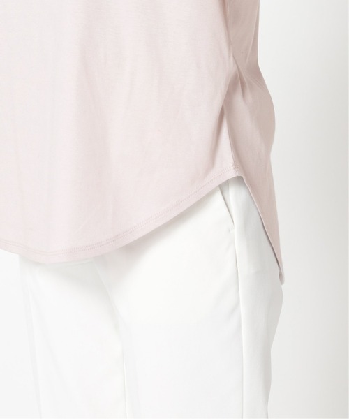 Noble（ノーブル）の「亜耶バネッサさん監修 SLEEVELESS LONG Tシャツ◆（Tシャツ/カットソー・レディース・サックスブルー/パープル/ライトグレー/ブルー/ホワイト/オフホワイト/ネイビー/ベージュ・FREE）」の16枚目の写真