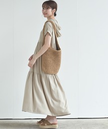 ティアードパーカーワンピース