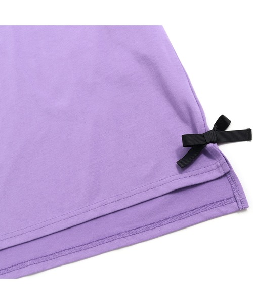 JENNI love（ジェニィラブ）の「接触冷感リボン付きスリットワンピース（ワンピース・キッズ・ブラック/カーキ/パープル・150cm/160cm/140cm/130cm）」の17枚目の写真