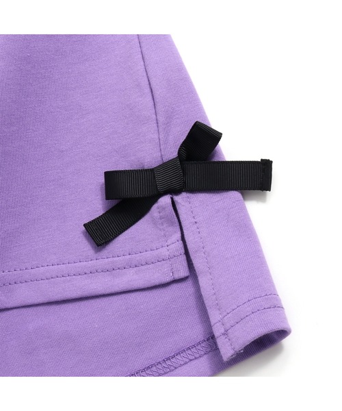 JENNI love（ジェニィラブ）の「接触冷感リボン付きスリットワンピース（ワンピース・キッズ・ブラック/カーキ/パープル・150cm/160cm/140cm/130cm）」の18枚目の写真
