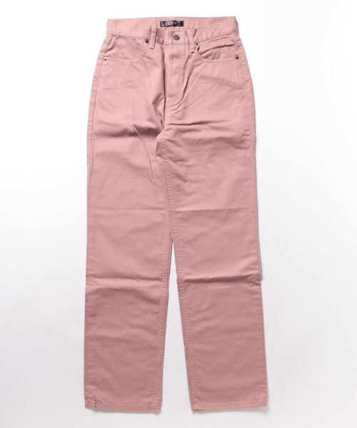 city（シティ）の「【CITY】モダニティコットンストレートパンツ（デニムパンツ・レディース・グレー/アイボリー/ピンク・1/2/000）」の3枚目の写真