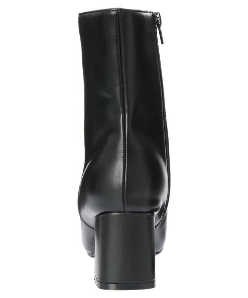 AMERICAN HOLIC（アメリカンホリック）の「ふっくらクッションチャンキーヒールショートブーツ（ブーツ・レディース・ブラウン/グレイッシュベージュ/ブラック/アイボリー・M/S/L）」の12枚目の写真