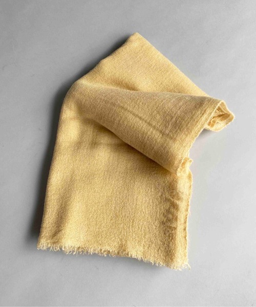 PICCIN（ピッチン）の「ウール混軽ふわストール（ストール/ショール・レディース・ベージュ/イエロー/ブルー・FREE）」の22枚目の写真