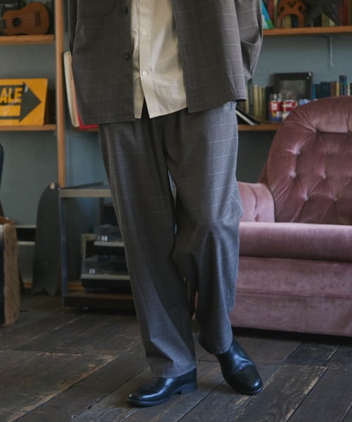 CRAFT STANDARD BOUTIQUE(クラフトスタンダードブティック)の「TR/PU イージーパンツ *◇(スラックス・メンズ・ベージュ系その他/ブラック/グレー系その他3・LL/M/L)」の3枚目の写真