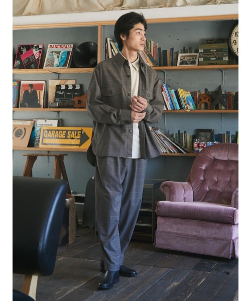 CRAFT STANDARD BOUTIQUE(クラフトスタンダードブティック)の「TR/PU イージーパンツ *◇(スラックス・メンズ・ベージュ系その他/ブラック/グレー系その他3・LL/M/L)」の5枚目の写真