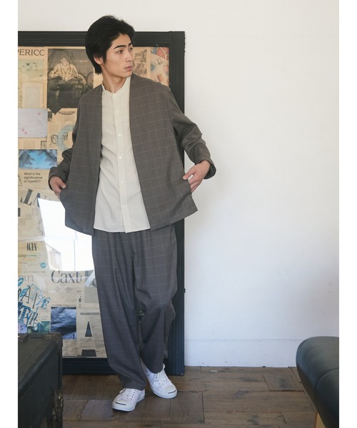 CRAFT STANDARD BOUTIQUE(クラフトスタンダードブティック)の「TR/PU イージーパンツ *◇(スラックス・メンズ・ベージュ系その他/ブラック/グレー系その他3・LL/M/L)」の10枚目の写真