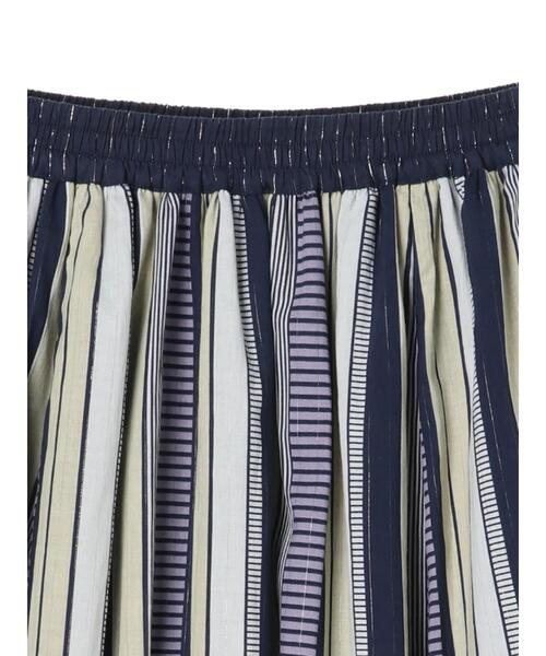 ELENCARE DUE(エレンカーレデュエ)の「・ELENCARE DUEマルチストライプスカート*(スカート・レディース・チャコールグレー/ネイビー/パープル・FREE)」の21枚目の写真