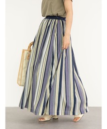 ・ELENCARE DUEマルチストライプスカート＊