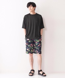 【セットアップ】カジュアルに着こなせる速乾Tシャツとショーツ上下セット