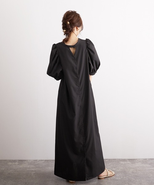 Wefst（ウェスト）の「【Wefst】T/Cブロード2wayワンピース（ワンピース・レディース・ブラック/イエロー系その他/グレイッシュベージュ・FREE）」の10枚目の写真