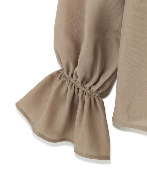 JILL by JILL STUART（ジルバイジルスチュアート）の「◇ビックカラーブラウス（シャツ/ブラウス・レディース・ベージュ/ホワイト・FREE）」の12枚目の写真