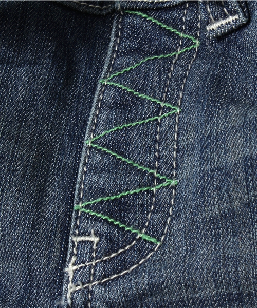 GIORDANO（ジョルダーノ）の「[GIORDANO]バックヨーク切替デニムパンツ（デニムパンツ・キッズ・インディゴブルー・110/130/120）」の11枚目の写真