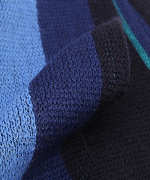 R.NEWBOLD（アールニューボールド）の「RUSSELL MUFFLER/245957（マフラー・メンズ・ブルー系その他/レッド系その他・FREE）」の5枚目の写真