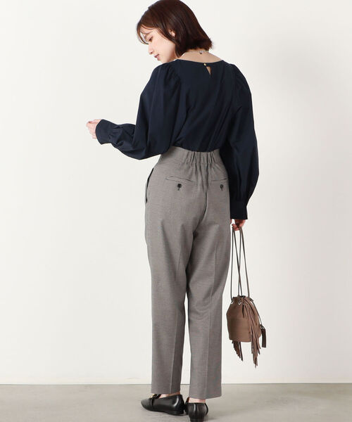 NOLLEY’S（ノーリーズ）の「ボリュームスリーブブラウス（シャツ/ブラウス・レディース・サーモンピンク/ロイヤルブルー/ホワイト/ネイビー・36/38）」の12枚目の写真