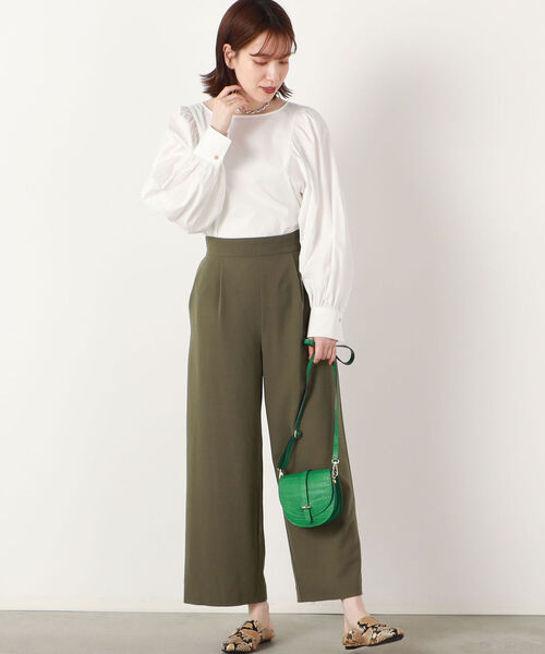 NOLLEY’S（ノーリーズ）の「ボリュームスリーブブラウス（シャツ/ブラウス・レディース・サーモンピンク/ロイヤルブルー/ホワイト/ネイビー・36/38）」の18枚目の写真